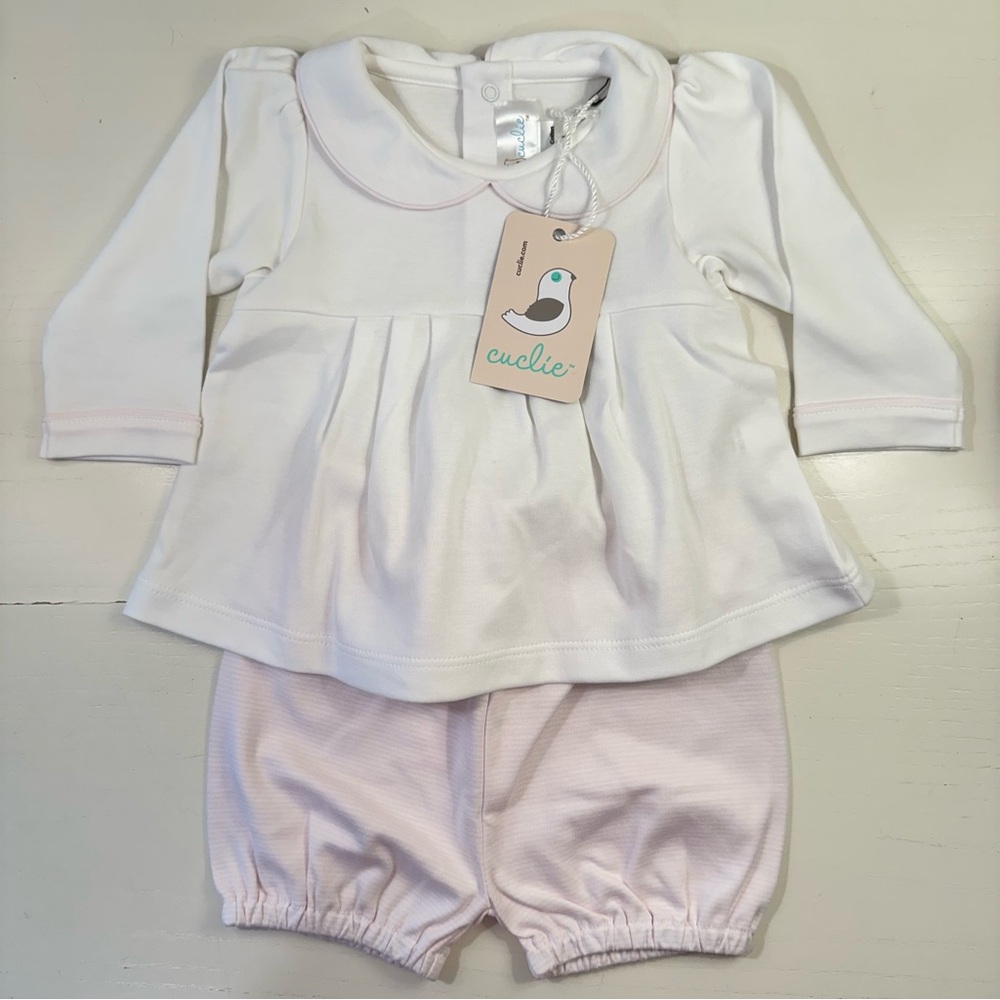 NWT Cuclie Pima Bloomer Set 9M